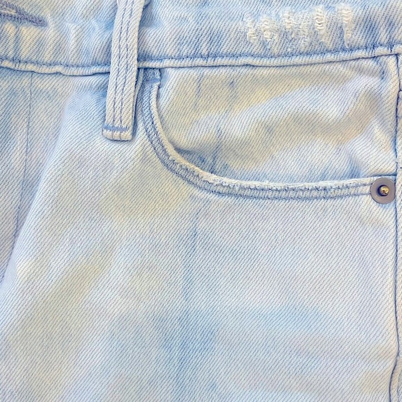 FRAME Le High Tie-Dye Straight-Leg Jeans in Cloud - Picture 8 of 16